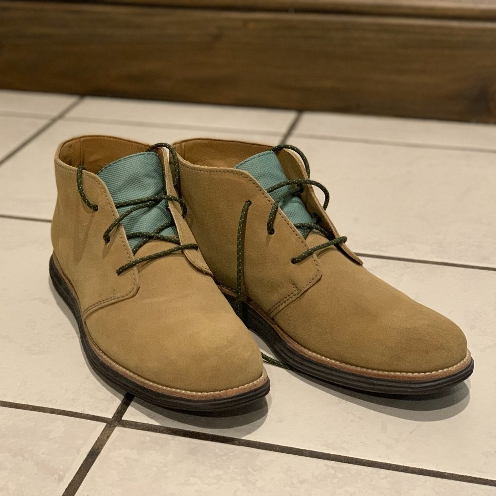 Cole Haan Lunargrand Men’s Tan Suede Leather